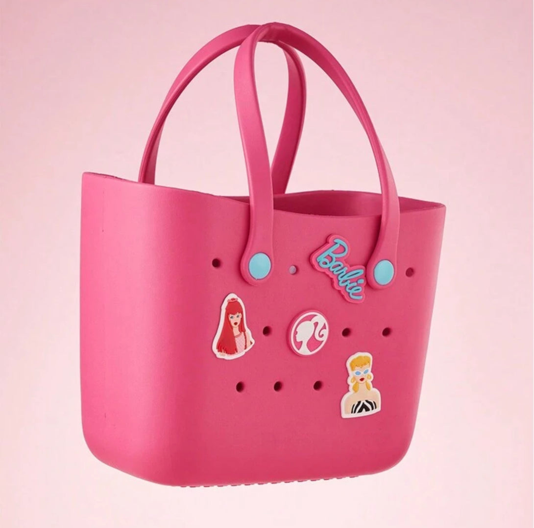 Pink Bento Bag, Sturdy and Durable Cubic Bucket Bag 